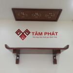 Mẫu bàn thờ treo tường TT2019 màu nâu cánh gián