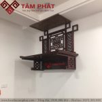 Bàn thờ treo tường thiết kế chắc chắn, vững vàng