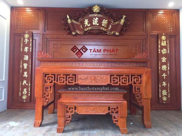 Bàn thờ gỗ Gõ - bàn thờ Tâm Phát