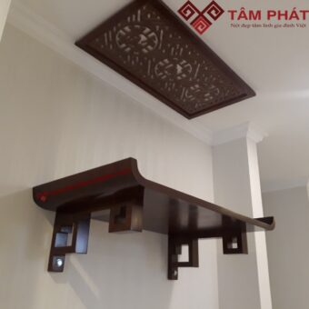 Mẫu bàn thờ treo tường đẹp, thiết kế mới hoàn toàn hiện đại