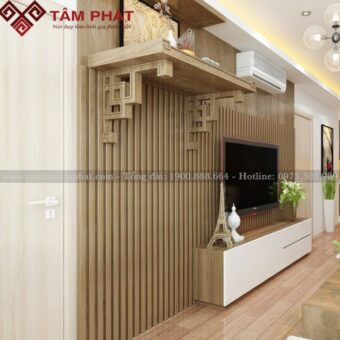 Mẫu bàn thờ treo tường TT2052