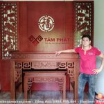 Mẫu bàn thờ đẹp BT1006 kích thước lớn cho phòng thờ