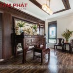 Mẫu bàn thờ kích thước lớn cho phòng thờ riêng