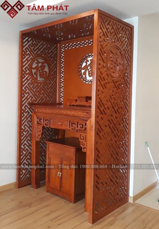 Bàn thờ thiết kế phù hợp với căn hộ chung cư