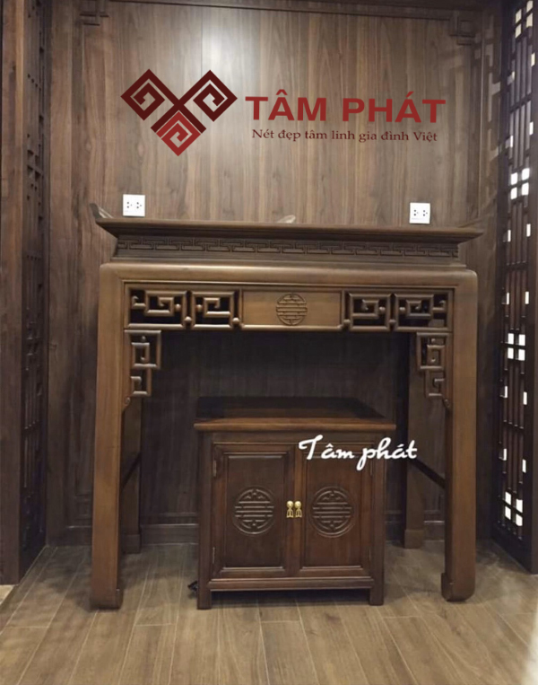 Mẫu bàn thờ đẹp Bt-1016 phù hợp với nhiều không gian khác nhau