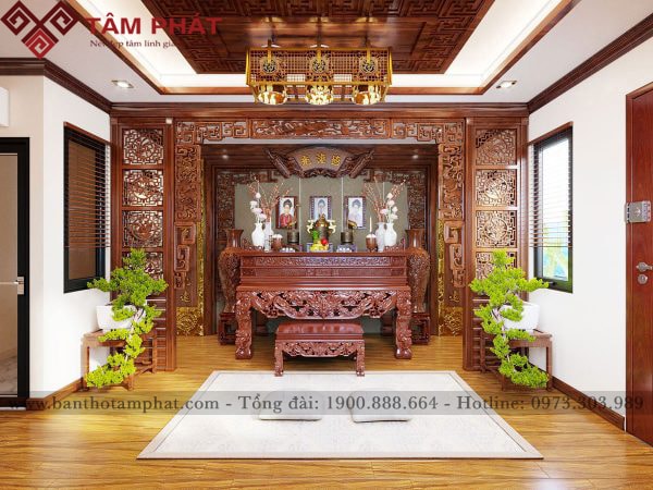 Mẫu sập thờ gỗ đẹp ST1056