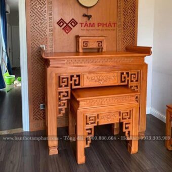 Bàn thờ gỗ Gụ mẫu BT-1068