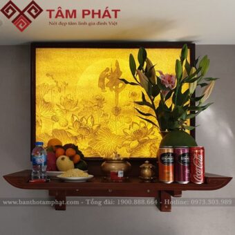 Mẫu bàn thờ treo tường đẹp TT2086