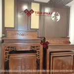 Nếu nhà có không gian rộng có thể làm 2 bàn thờ tách biệt
