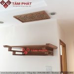 bàn thờ treo TT2025 kích thước lớn 61x107