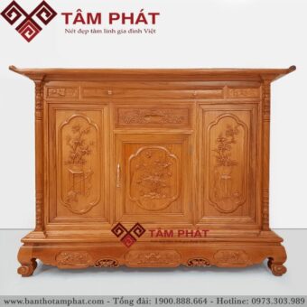 Sản phẩm tủ thờ được Tâm Phát hoàn thiện kỳ công