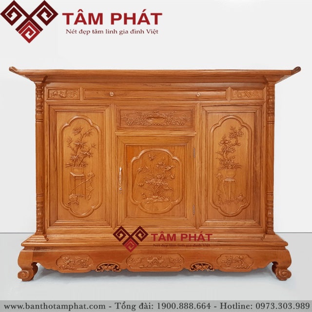 Sản phẩm tủ thờ được Tâm Phát hoàn thiện kỳ công