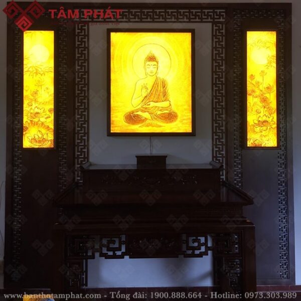 Tranh trúc chỉ đặc sắc cho phòng thờ Phật