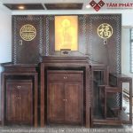 Có thể kết hợp nhiều mẫu bàn thờ chung một không gian