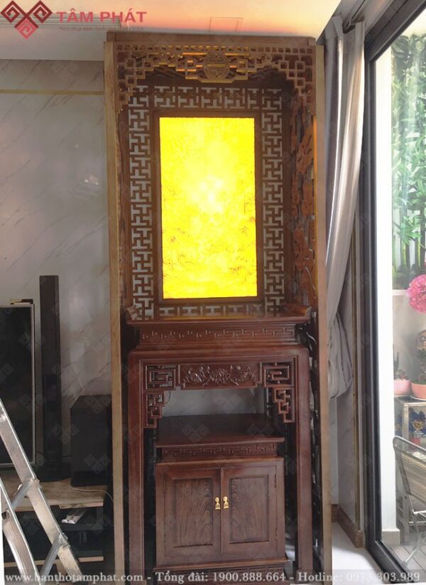Bàn thờ kích thước nhỏ cho nhà chung cư