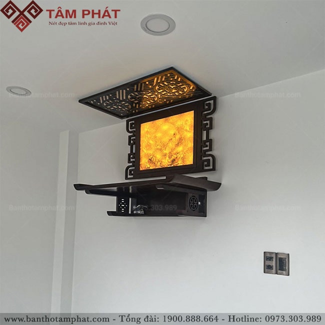 Trang thờ đẹp và tranh trúc chỉ cao cấp mẫu TT2057