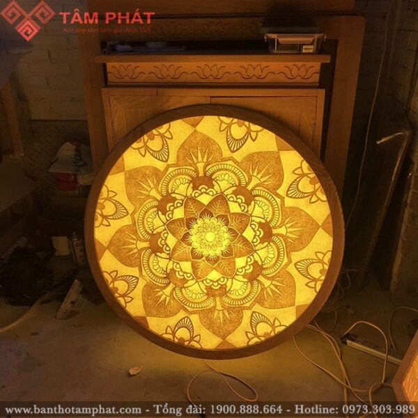 Tranh đèn trần phòng thờ TC6648