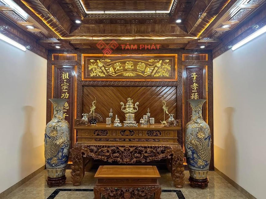 Phòng thờ gia tiên đẹp BT-1179