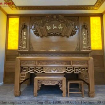 Phòng thờ gia tiên đẹp mẫu BT-1221