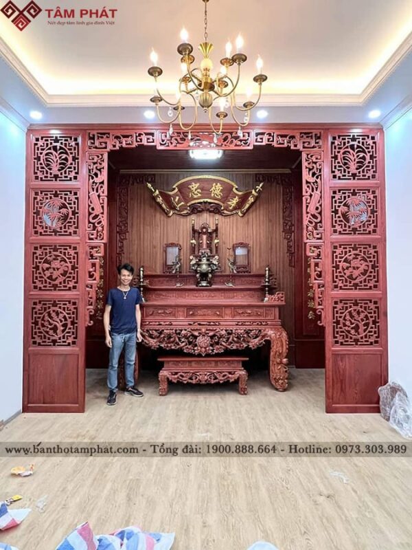 Mẫu sập thờ tam cấp ST-1223