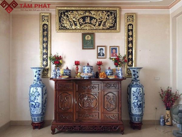 Cách bày trí tủ thờ gia tiên
