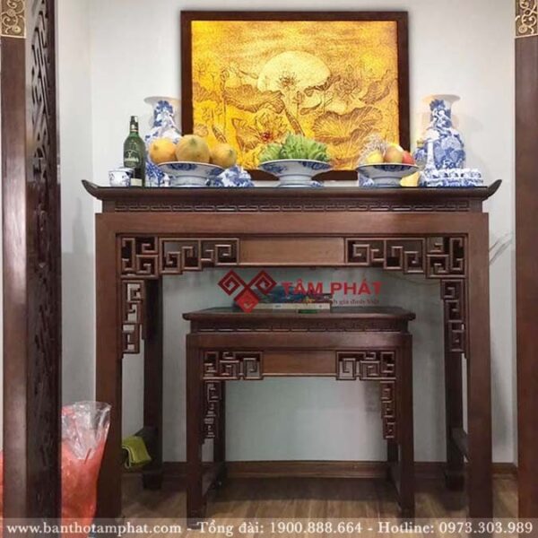 Mẫu bàn thờ gỗ Gụ BTG-1036