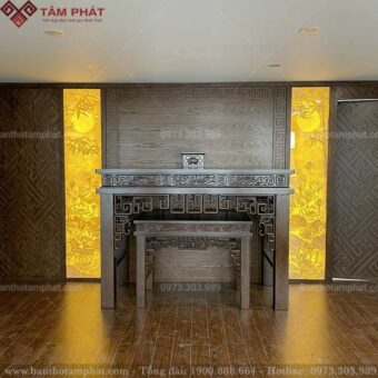 Mẫu phòng thờ thiết kế độc đáo BT-1255