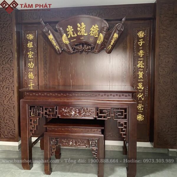 Phòng thờ gia tiên Tâm Phát mẫu BT-1258