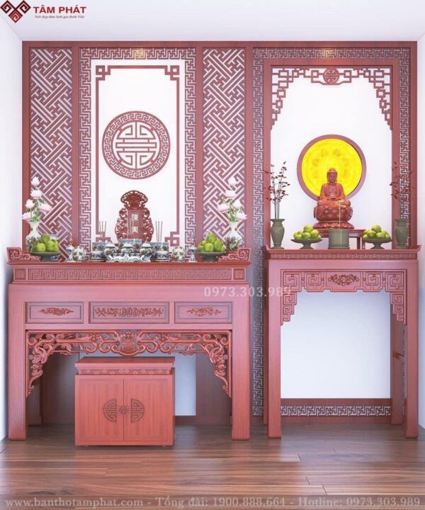 Mẫu thiết kế phòng thờ được nhiều gia chủ lựa chọn