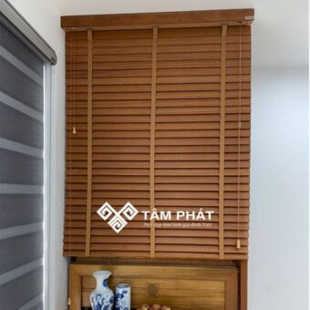 Rèm sáo gỗ bàn thờ mẫu REM-0014