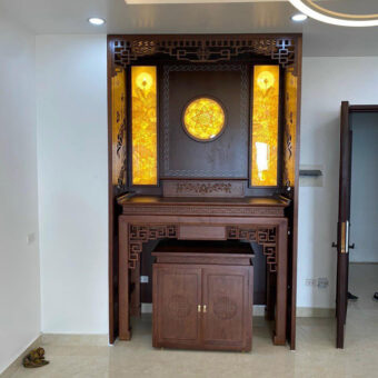Thiết kế thi công gian thờ nhỏ mẫu BT-1545