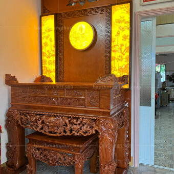 Sập thờ gỗ Hương Đá đẹp ST-1563