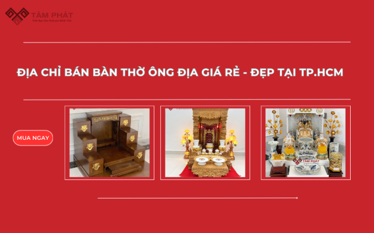 bàn thờ ông địa giá rẻ tphcm