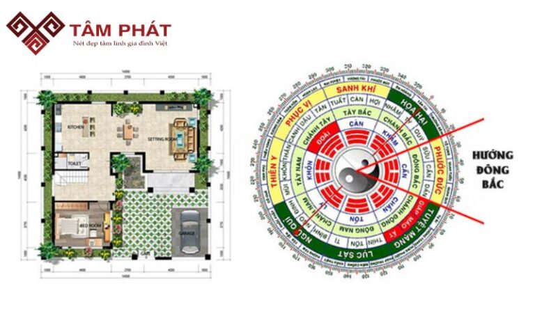 Lưu ý khi chọn vị trí đặt bàn thờ cho nhà xây hướng Đông Bắc