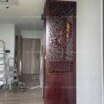 Mẫu vách ngăn chữ Phúc từ chất liệu MDF cao cấp.