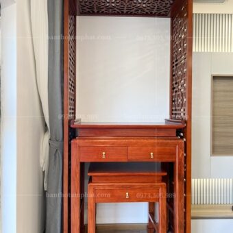 Phòng thờ chung cư đơn giản mẫu BT-1575