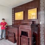 Phòng thờ BT-1574 được đánh giá cao về chất lượng và thẩm mỹ.
