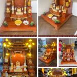 Combo bàn thờ Ông Địa Thần Tài gỗ Hương được nhiều Khách hàng VIP lựa chọn