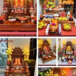 Combo bàn thờ Ông Địa Thần Tài gỗ Hương đẹp nhất