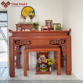 Bàn thờ đứng để đất đẹp mẫu BT-1616