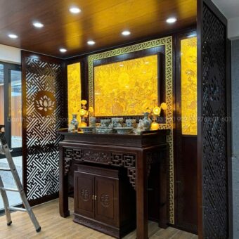 Phòng thờ ấm cúng hiện đại mẫu BT-1610