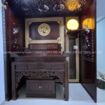 Kiểu bài trí hợp phong thủy, thuận tiện thờ cúng, chăm nom.