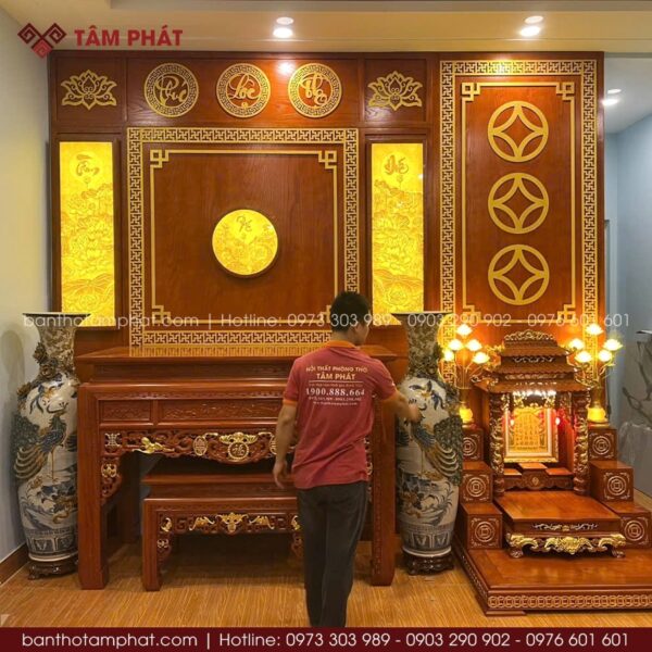 Tâm Phát nhận các đơn hàng phòng thờ trên toàn quốc, giá thành bình dân, bắt kịp xu hướng.