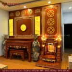 Thiết kế và thi công trọn gói bởi đội ngũ Bàn Thờ Tâm Phát.