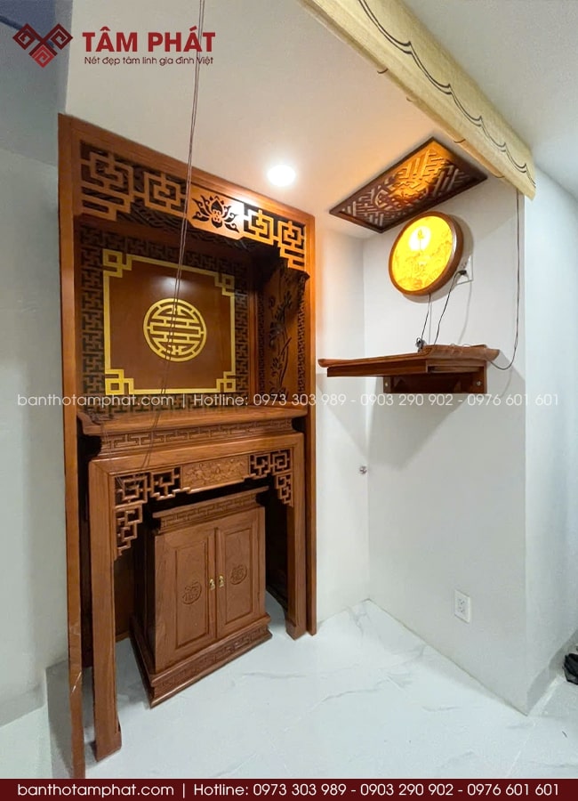 Mẫu phòng thờ gỗ đẹp BT-1644