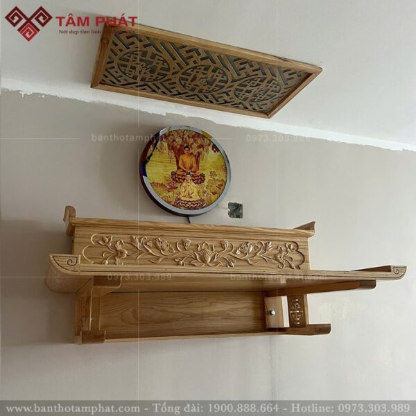 Bàn Thờ Phật Đẹp Treo Tường Giá Thành Rẻ