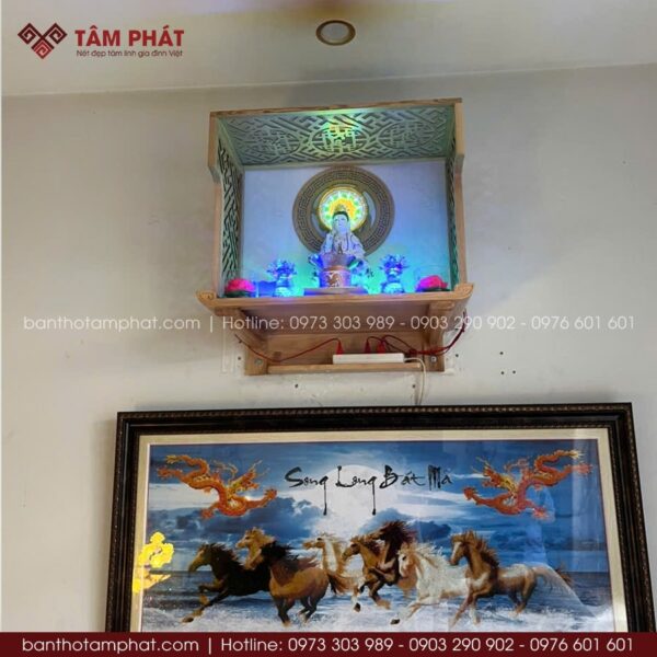 Bàn Thờ Treo Tường Cho Căn Hộ: Bàn Thờ Phật Và Bàn Thờ Gia Tiên