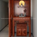 Góc thờ hành lang tầng mái mẫu BT-1709