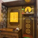 Ba bàn bài trí gọn gàng, hài hòa, chuẩn phong thủy.