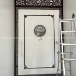 Phần hậu phòng thờ BT-1725 được thi công đẹp.